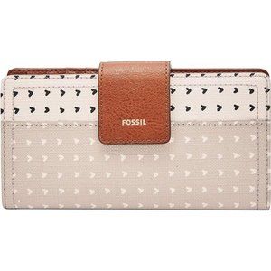 Fossil Women's Logan Leather RFID-Blocking Tab Clutch Wallet